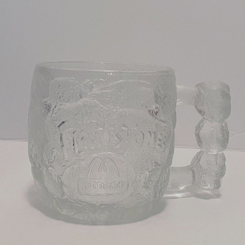 Vintage Rocky Road 1993 McDonald’s Flintstones Glass Mug